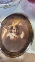Oval cupid picture 13in x 10in
