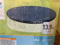 Intex 12"D round pool cover