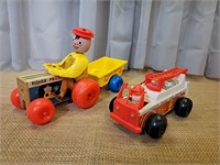 Fisher Price 1967 Tractor Happy Hauler #732, 1968