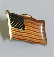 VINTAGE 50 STARS AND STRIPES AMERICAN FLAG LAPEL