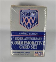 Sealed Pro Set Super Bowl X X V Cards