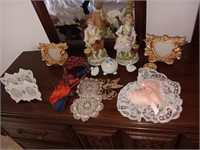 Box figurines, angels frames and more.