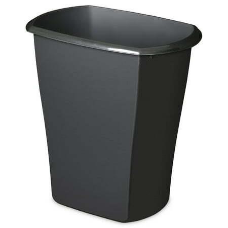 Sterilite 10 Gal. Wastebasket  Black (2)