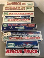Hess Toy Vehicles in Original Packages