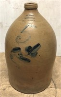 Early Blue Decorated Stoneware Jug