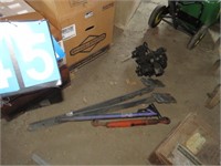 MF LOADER BRACKETS, TRANSMISSION FOR LAWN MOWER