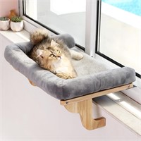 SLIGHT USE Cat Perch for Window Sill with Bolster