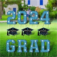 WF372  Coolmade Graduation Yard Sign 2024, 11pcs,L