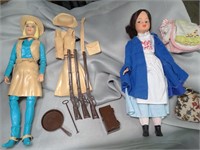 Marx Jane West & Mary Poppins Vintage Toys