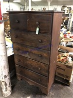 5-DRAWER CHEST OF DRAWERS, ROUGH