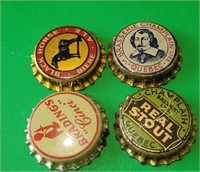 CORK LINED BOTTLE CAPS LOT BEER CAPS CHAMPLAIN