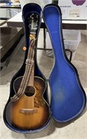 Harmony Roy Smeck Acoustic Guitar w/Case
