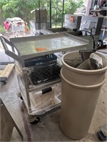 Stainless service cart