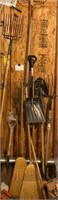 Collection of Garden Tools

 - Shovels, rakes,