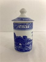 Spode Blue Room Collection Castle Mint Jar