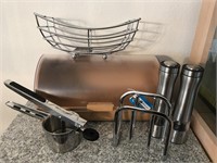Bread Box , Fruit Bowl and other NEW kitchen items