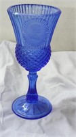 Estate  Avon Fostoria Cobalt Blue Glass George