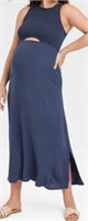 NEW Isabel Maternity Smocked Cut Out Maxi