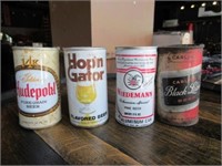 4 Old Beer Cans