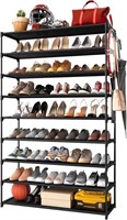 Kitsure 9-Tier Tall Shoe Rack for Closet - Shoe