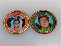 1971 Topps Coin Lot of 2 DIFF Coins 9 & 112