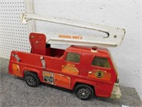 Tonka metal fire truck w/ snorkel (missing bucket)
