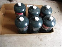 6 propane bottles