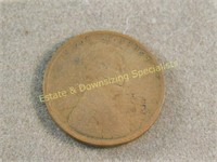 1909 Lincoln Wheat Cent Small Cent VDB