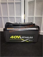 RYOBI 40V 6Ah Lithium Battery Only