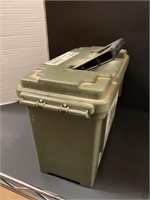 Plastic ammo box
