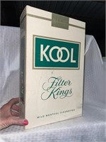 Vintage KOOL Cigarette Pack Store Advertising Box