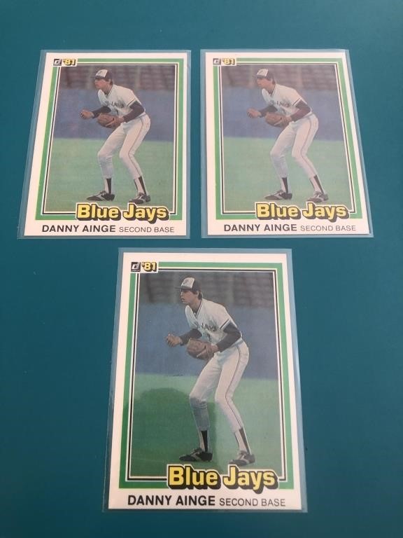 Donruss Danny Ainge Baseball Trading Cards