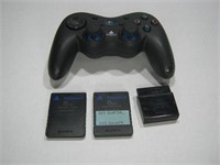 PS2 Memory & Wireless Controller Lot