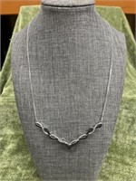 Black & White Stone Spiral Necklace & Bracelet