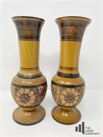 Wooden Handmade Vases
