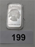 Liberty 1oz .999 Fine Silver Coin