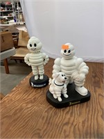 2 Michelin Tire Boy Bobble Heads