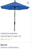 California Umbrella Commercial  7.5' Round