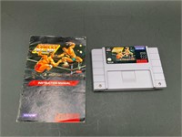 Natsume Wrestling Super Nintendo SNES Game/Manual