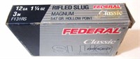 5 RDS. --FEDERAL 12 GUA. X 3" SLUGS