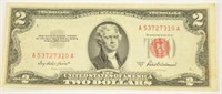 1953A $2.00 red seal note