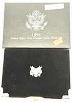 1994 US Mint Premier Silver proof set in
