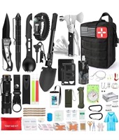 New 235Pcs Emergency Survival Kit and First Aid