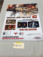 28x22 Dead or Alive 6