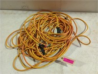 Hundred foot extension cord one end needs repair