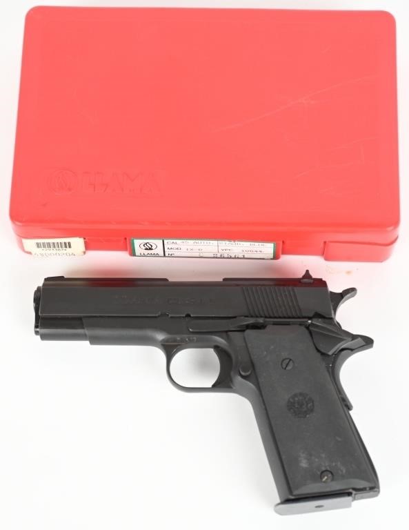 LLAMA IX-D .45 ACP SEMI AUTO PISTOL WITH CASE