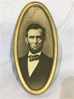 Early Oval Framed Abraham Lincoln Portrait. (7 ½”