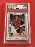PSA 10 2023 UD Connor Bedard Rookie OPC Glossy SP