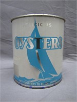 Vintage Delicious Oyster Can W/Lid
