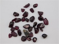 GARNETS ROCK STONE LAPIDARY SPECIMEN